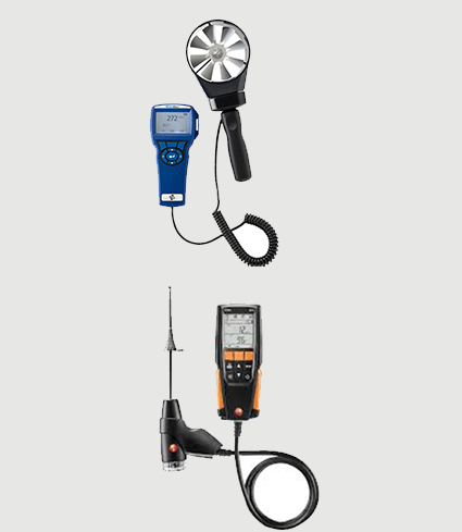 Air Velocity and Flue Gas Analyzers